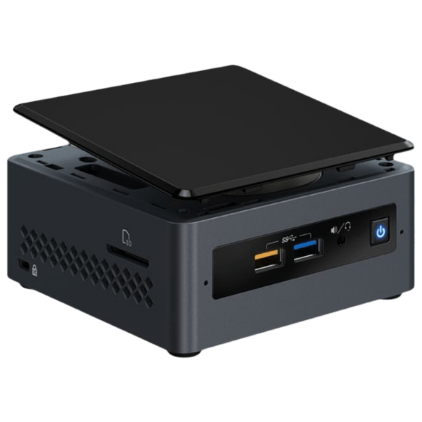 Mini PC Intel NUC Barebone BOXNUC7PJYH Black Intel Pentium J5005 photo 5