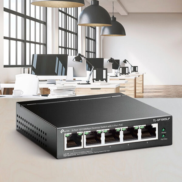 Switch TP-Link TL-SF1005LP Black 1 Gbit/ s photo 3