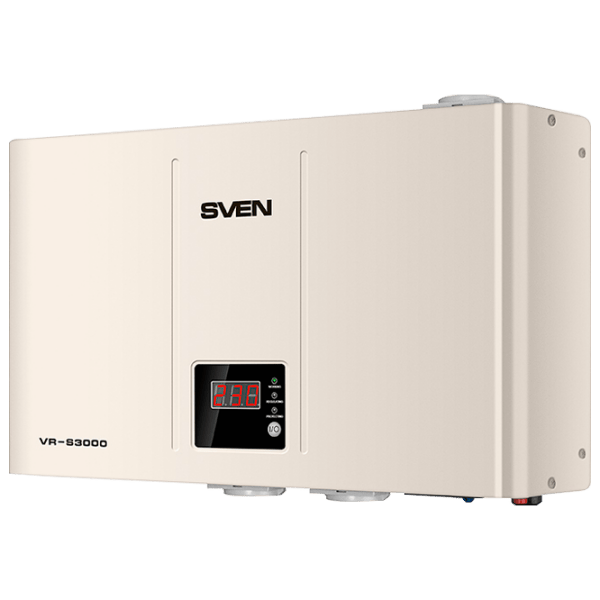 Стабилизатор напряжения Sven VR-S3000 (1800/ 3000) Белый  photo 1
