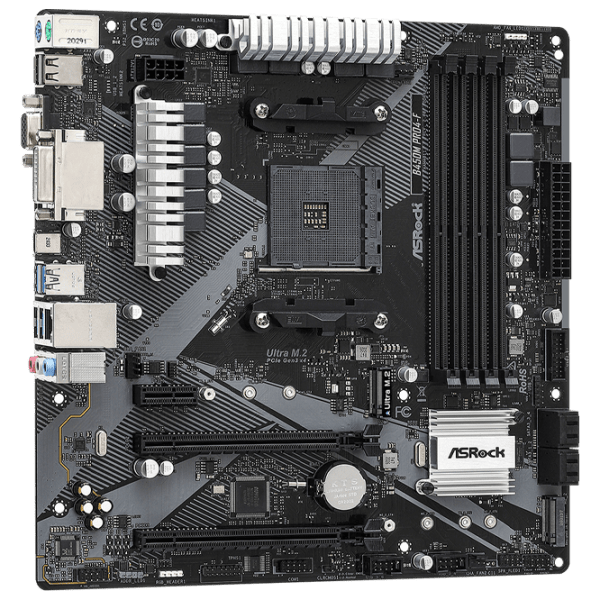 Материнская плата ASRock B450M PRO4-F R2.0 mATX  photo 3