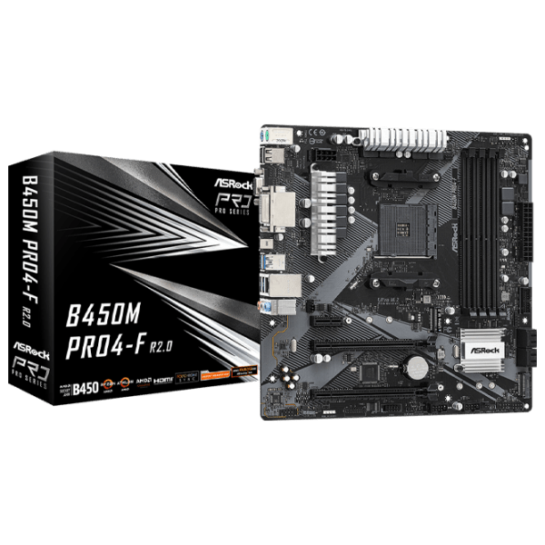 Материнская плата ASRock B450M PRO4-F R2.0 mATX  photo 5