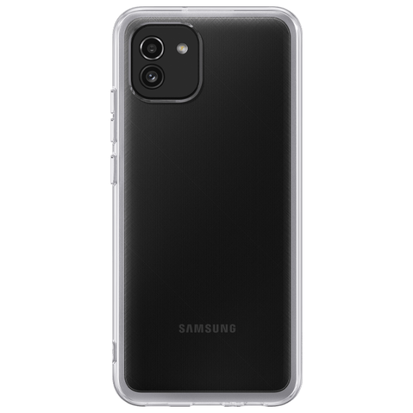 Husă pentru smartphone Samsung Galaxy A03 (EF-QA035TTEG) Transparent Samsung, TPU, Back photo 1
