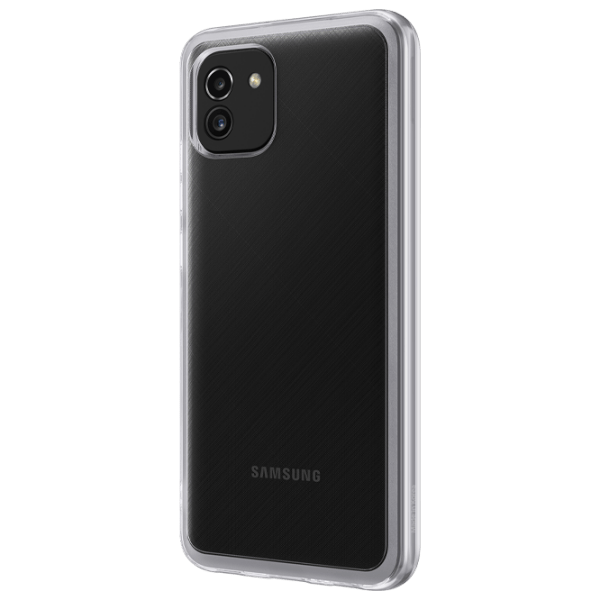 Husă pentru smartphone Samsung Galaxy A03 (EF-QA035TTEG) Transparent Samsung, TPU, Back photo 2