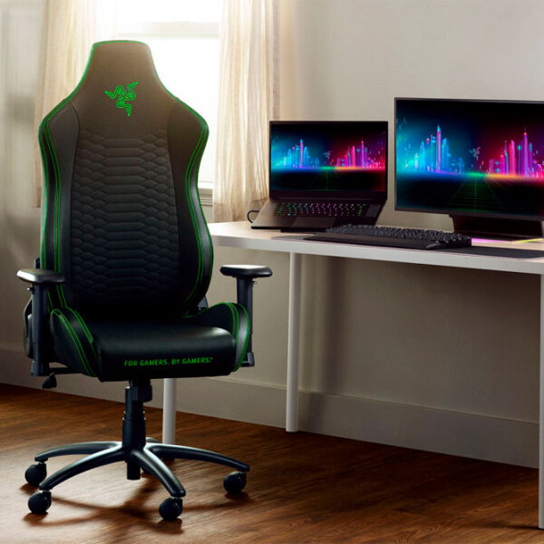 Игровое кресло Razer Iskur X RZ38-02840100-R3G1 Черный Зелёный  photo 5