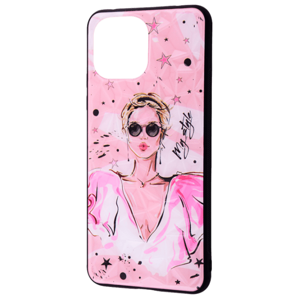 Husă pentru smartphone Xiaomi Mi 11 Lite / 11 Lite 5G NE (Perfomance Expressive view) Black Pink WAVE, PC, Back photo 1