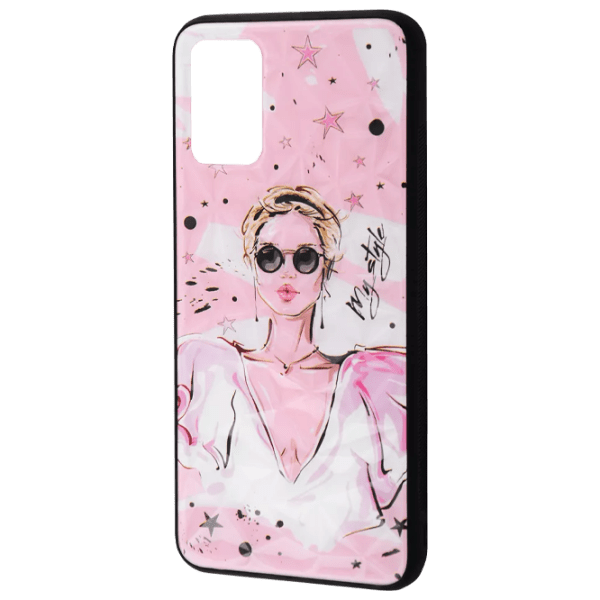 Чехол для смартфона Samsung Galaxy A03s (Perfomance Expressive view) Розовый WAVE, PC, Back photo 1