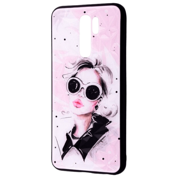Чехол для смартфона Redmi 9 (Perfomance Endless love) Черный Пурпурный WAVE, PC, Back photo 1