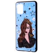 Чехол для смартфона Xiaomi Redmi 10 (Perfomance Luxurious queen) Черный Синий WAVE, PC, Back