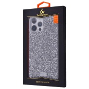 Чехол для смартфона Apple iPhone 12 Pro Max (Grainy Diamonds) Серебристый Bling World, TPU, Back