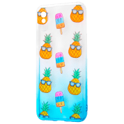 Чехол для смартфона Xiaomi Redmi 9A (Sweet & Acid Pineapple) Бирюзовый Белый WAVE, TPU, Back