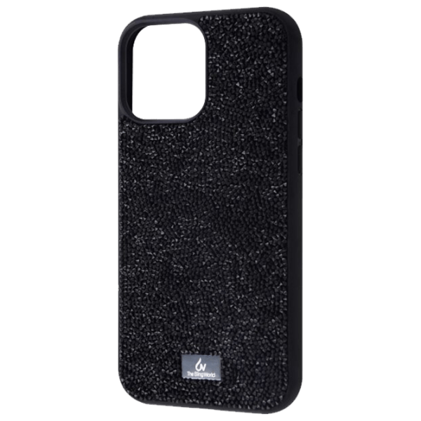 Чехол для смартфона Apple iPhone 13 Pro Max (Rock Diamond) Черный Bling World, TPU, Back photo 1