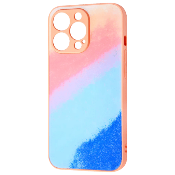 Husă pentru smartphone Apple iPhone 13 Pro Max (Bright Colors) Blue Pink WAVE, TPU, Back photo 1