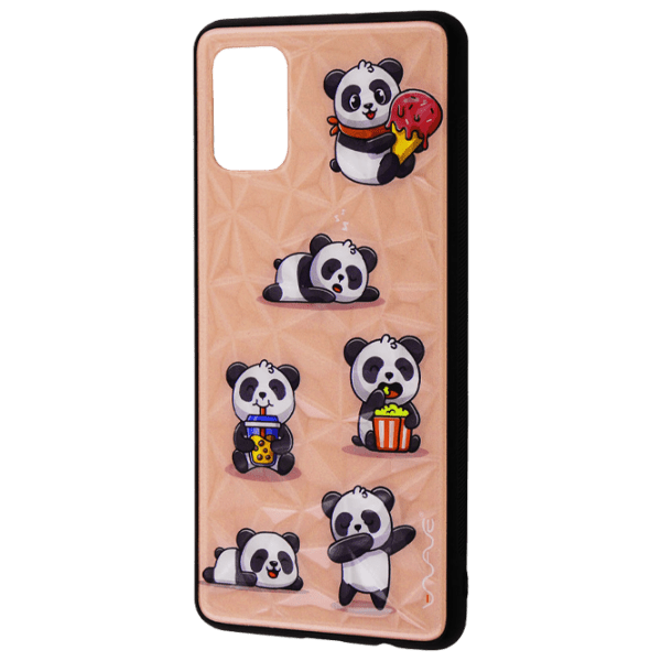 Чехол для смартфона Samsung Galaxy A22/ M22/ M32 (A225) (Majesty Baby panda) Light pink Розовый WAVE, TPU, Back photo 1
