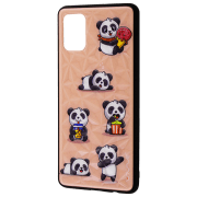 Чехол для смартфона Samsung Galaxy A22/ M22/ M32 (A225) (Majesty Baby panda) Light pink Розовый