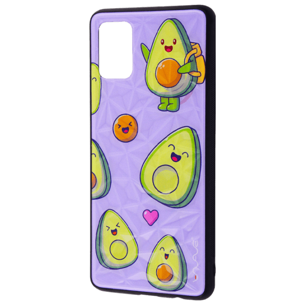 Чехол для смартфона Samsung Galaxy A22/ M32/ M22 (Majesty Avocado) Светлый Пурпурный WAVE, TPU, Back photo 1