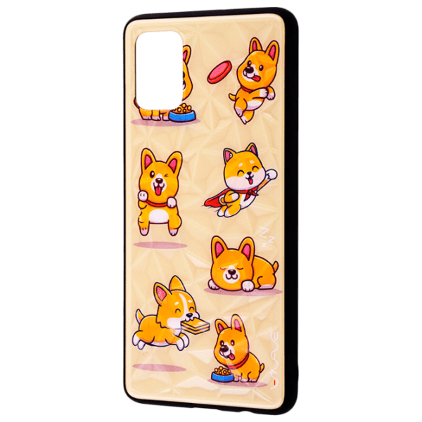Husă pentru smartphone Xiaomi Redmi 9A (Majesty Funny corgi) Sand Beige WAVE, PC, Back photo 1