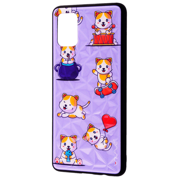 Чехол для смартфона Xiaomi Redmi 9A (Majesty Pretty kittens) Светлый Пурпурный WAVE, ПК, Back photo 1