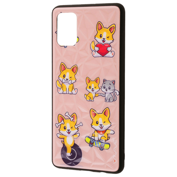Чехол для смартфона Samsung Galaxy A32 (Majesty Playful Corgi) Светлый Розовый WAVE, PC, Back photo 1