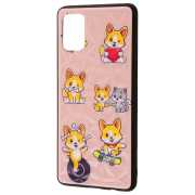 Чехол для смартфона Samsung Galaxy A32 (Majesty Playful Corgi) Светлый Розовый
