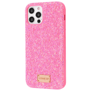 Husă pentru smartphone Apple iPhone 12/ 12 Pro (Lisa) Glitter Pink ONEGIF, PC, Back