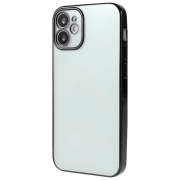 Husă pentru smartphone Apple iPhone 12 (Natural Color) Black Transparent SULADA, TPU, Back