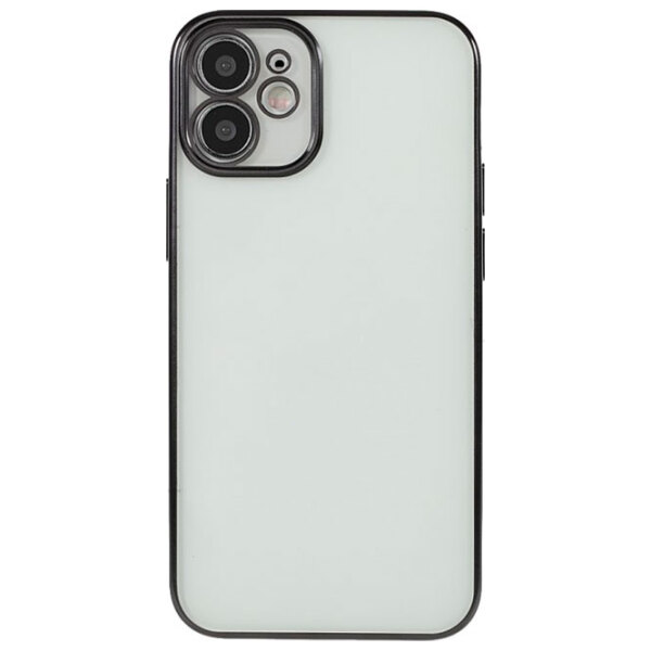Husă pentru smartphone Apple iPhone 12 (Natural Color) Black Transparent SULADA, TPU, Back photo 2