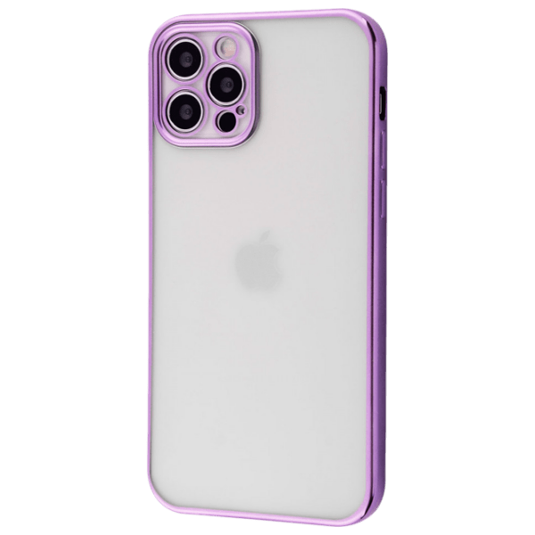 Husă pentru smartphone Apple iPhone 12 Pro (Natural Color) Transparent Purple SULADA, TPU, Back photo 1