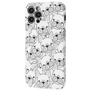 Husă pentru smartphone Apple iPhone 13 Pro (NEON X LUXO Bulldogs) Gray White