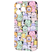 Чехол для смартфона Apple iPhone 13 Pro (NEON X LUXO Animals) Розовый Разноцветный WAVE, TPU, Back