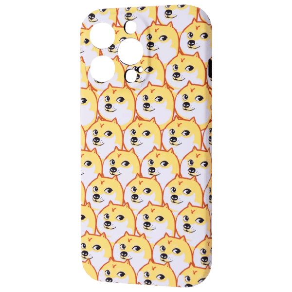 Husă pentru smartphone Apple iPhone 13 Pro (NEON X LUXO Doge) Yellow Multicolor WAVE, TPU, Back photo 1