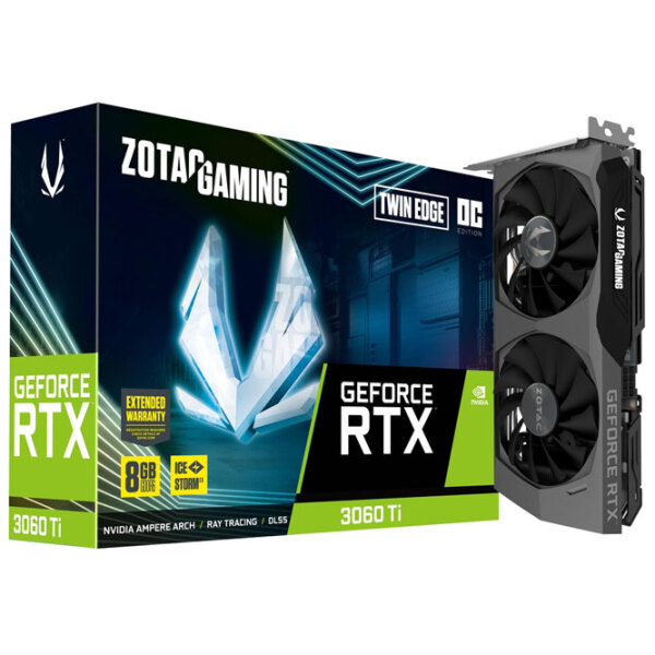 Видеокарта Zotac GeForce RTX 3060 Ti Twin Edge OC LHR 8 ГБ  photo 5