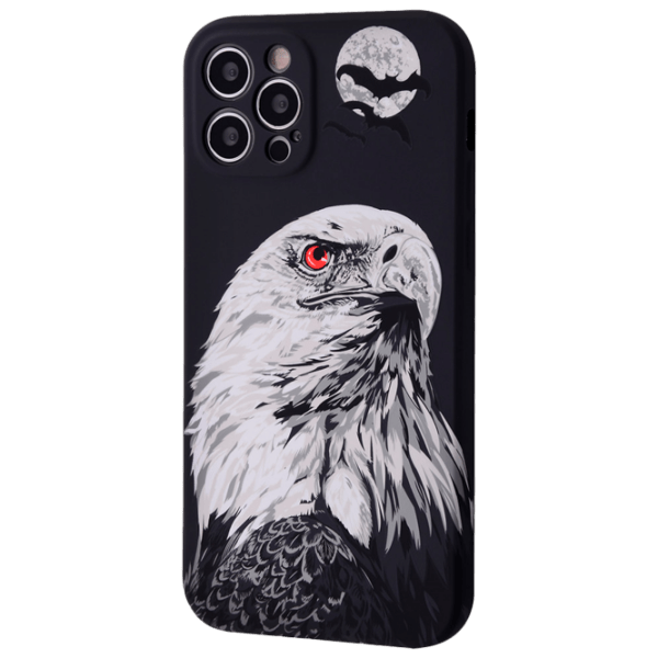 Чехол для смартфона Apple iPhone 13 Pro Max (NEON X LUXO Eagle) Белый Черный WAVE, TPU, Back photo 1