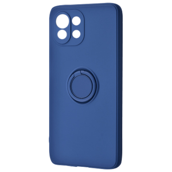 Husă pentru smartphone Xiaomi Mi 11 Lite/ 11 Lite 5G NE (Light Color) Dark Blue WAVE, TPU, Back photo 1