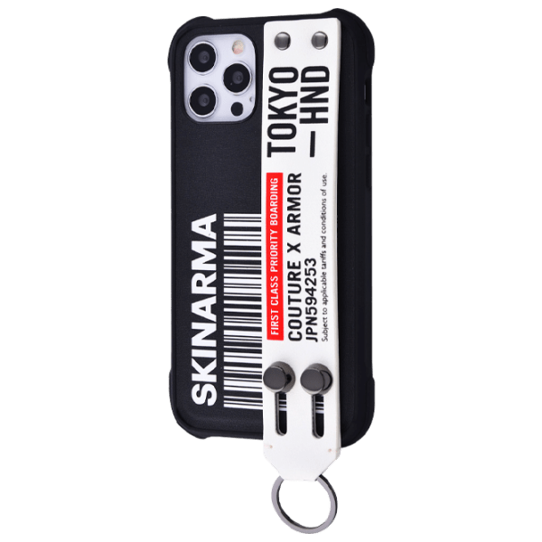 Husă pentru smartphone Apple iPhone 12/ 12 Pro (Bando Series) Black SkinArma, PC, Back photo 1