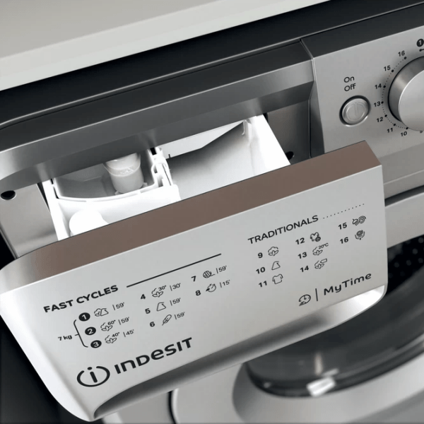 Стиральная машина Indesit OMTWE 71252 S EU Серебристый 7 кг, 1200 об/ мин, A+++ photo 8