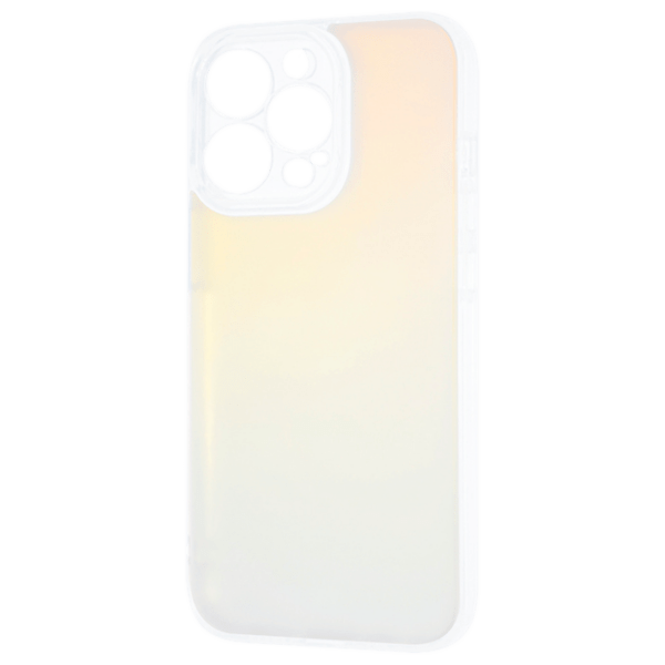 Чехол для смартфона Apple iPhone 13 Pro Max (Matt Gradient with Camera Protect) Прозрачный Оранжевый WAVE, PC, Back photo 1