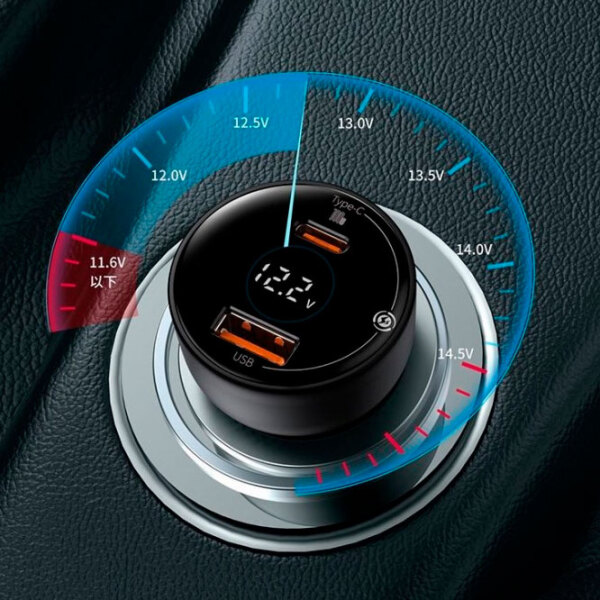 Автомобильное зарядное устройство Baseus Supreme Digital Display PPS (65 Вт) Черный  / Черный photo 6
