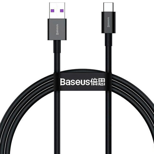 Cablu pentru telefon Baseus CATYS-01 USB Type-A/ USB Type-C Black  photo 3