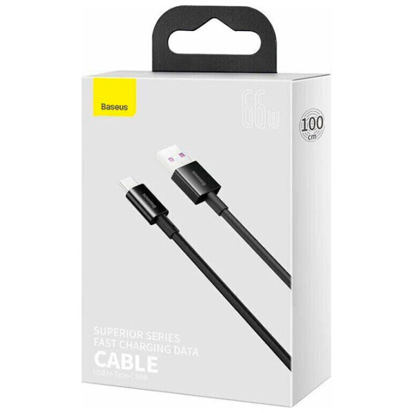 Cablu pentru telefon Baseus CATYS-01 USB Type-A/ USB Type-C Black  photo 5