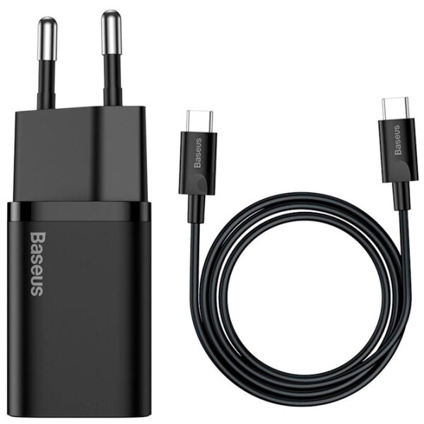 Încărcător de rețea Baseus TZCCSUP-L01 (25 W) Black 3 A / Black photo 2