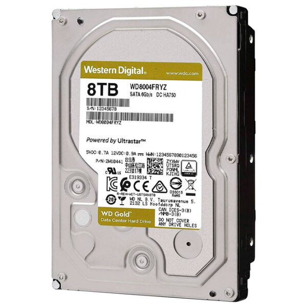 HDD Western Digital Gold Enterprise Class 3.5'' 8 ТБ  photo 2