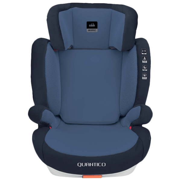 Scaun auto CAM Quantico (2600000067683) Blue 3 ani - 12 ani, 36 kg photo 2