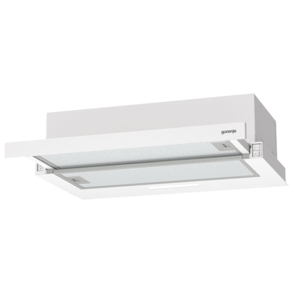 Hotă Gorenje TH 60E3 W White 60 cm, Recirculare, 350 m³/h photo 1