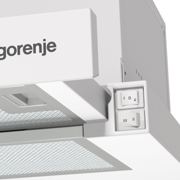 Hotă Gorenje TH 60E3 W White 60 cm, Recirculare, 350 m³/h photo 5