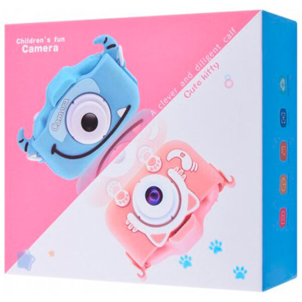 Фотоаппарат STR Cartoon Monster Синий Для детей, 3+ photo 3