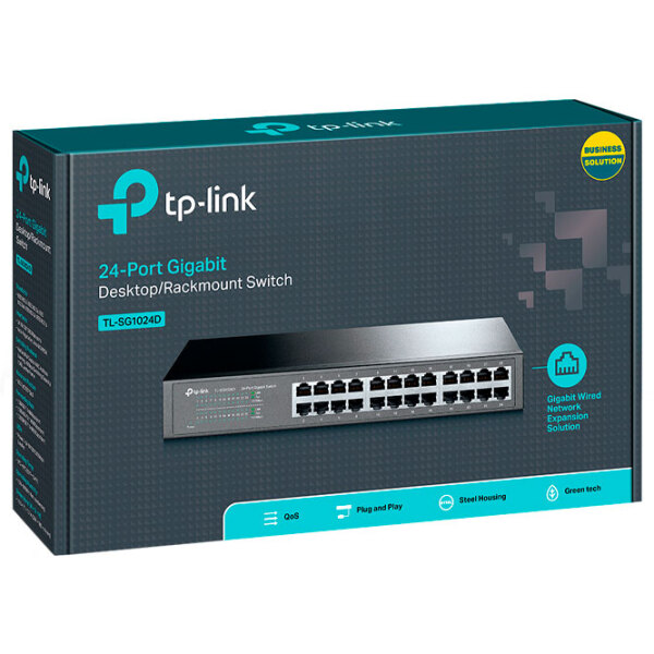 Switch TP-Link TL-SG1024D Black 48 Gbit/ s photo 4