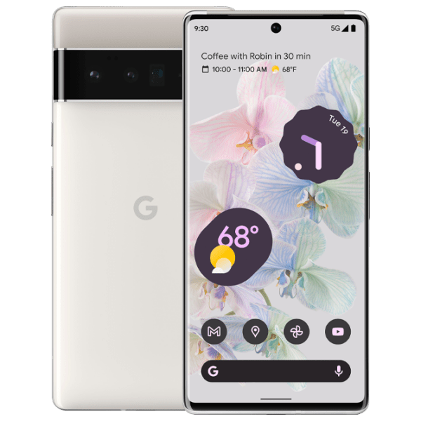 Google Pixel 6 Pro 128 GB Stormy White 6.7" | 50 MP | 12 GB | Single SIM photo 1