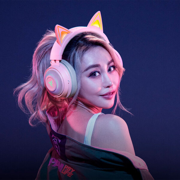 Căști Razer Kraken Kitty Edition Pink Cu fir/ Gaming/ On the ear photo 6