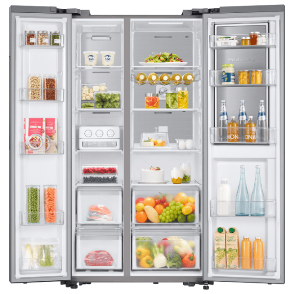 Frigider Samsung RH62A50F1M9/ UA Inox 411l/ No Frost, 229l/ No Frost, A+ photo 5