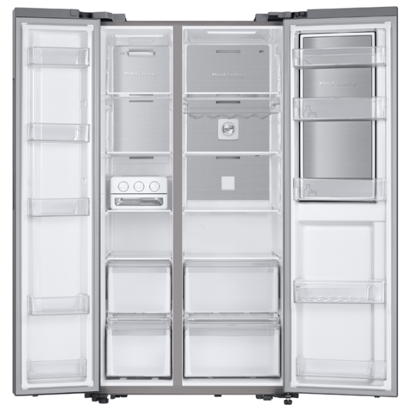 Frigider Samsung RH62A50F1M9/ UA Inox 411l/ No Frost, 229l/ No Frost, A+ photo 6